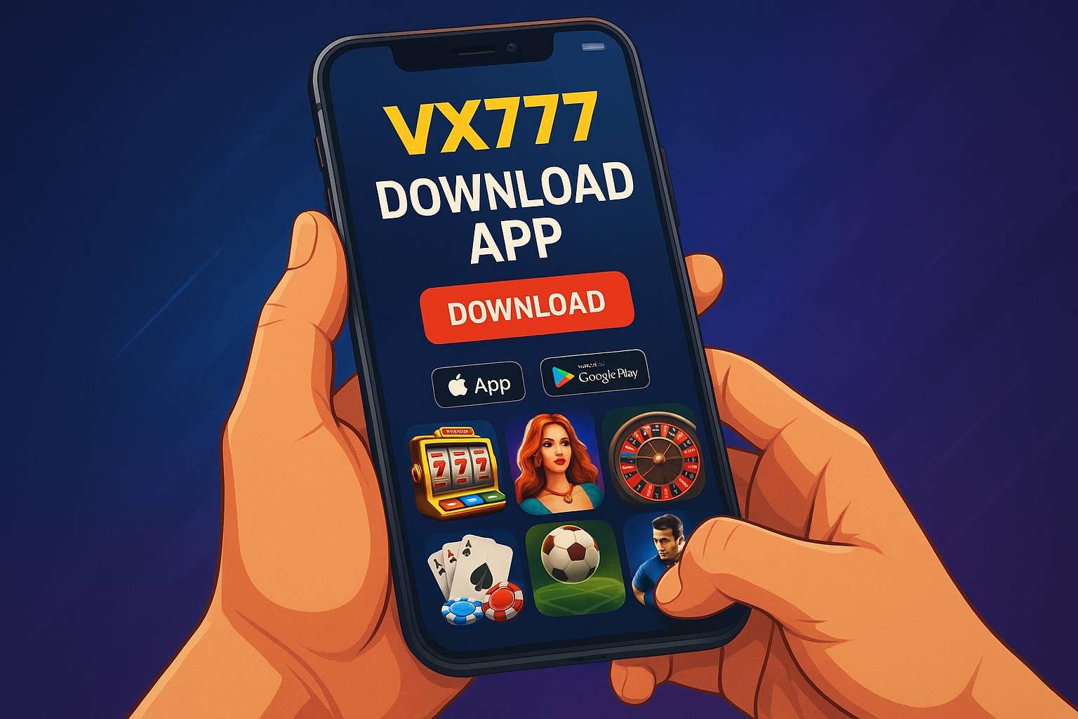 Baixar o VX777Cassino App