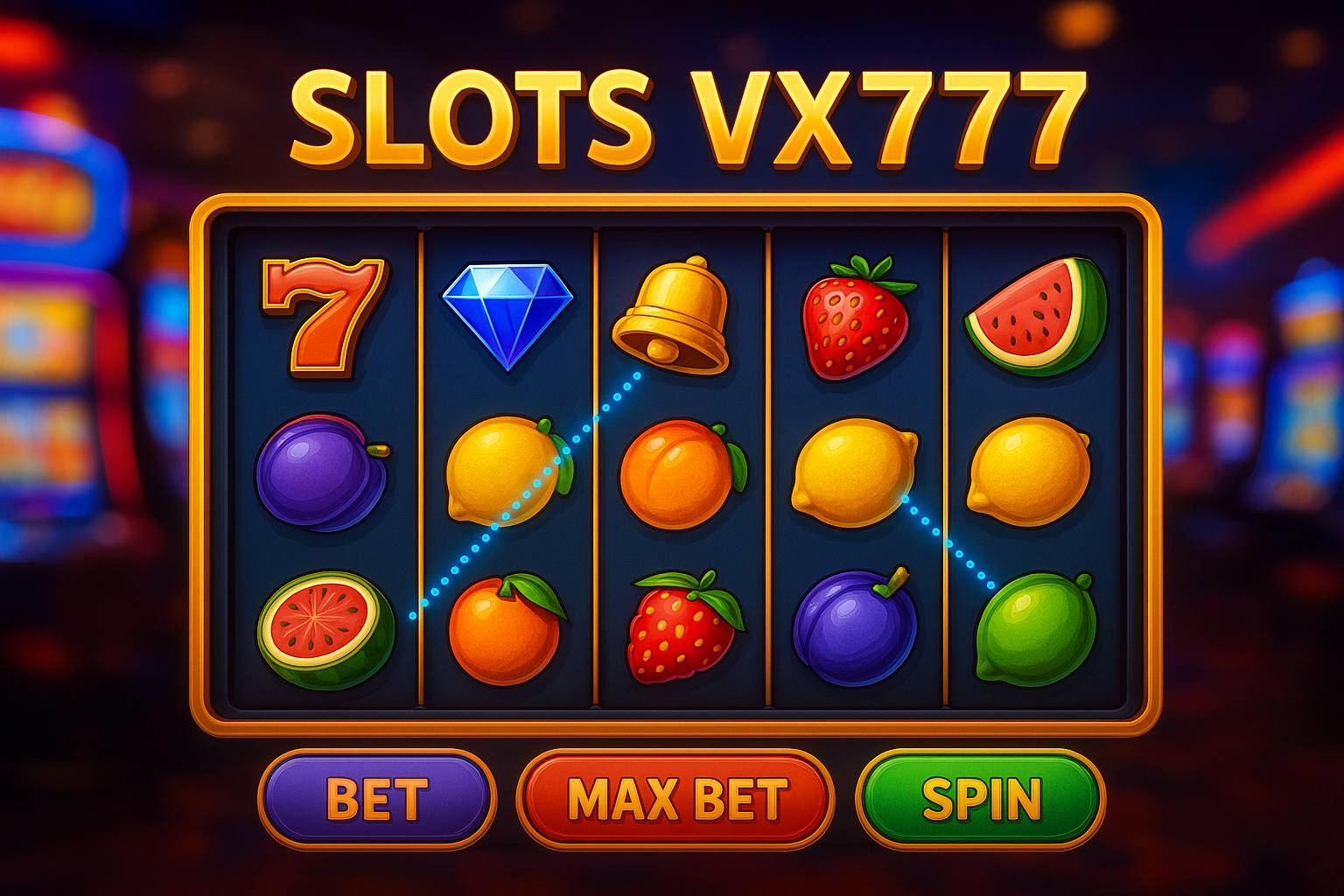 Explore o mundo das slot machines no VX777Casino